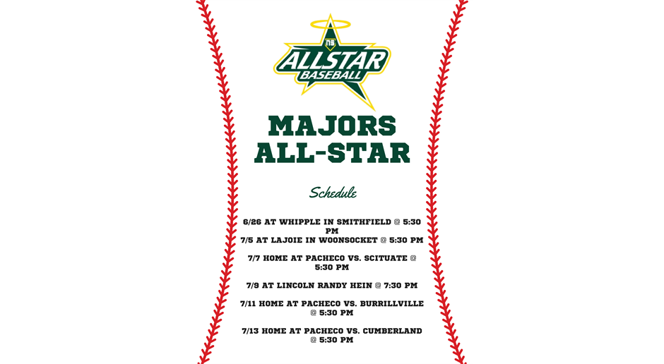 Majors All Star Schedule